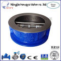 Multi-purpose with ductile iron/cast iron tilted disc wafer check valve